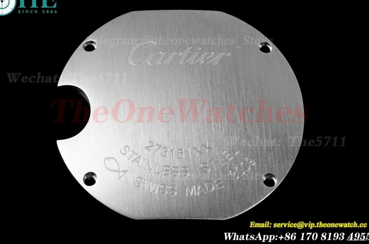 Cartier AF SS Ballon Quartz 33mm Dia De SS Bleu White 0131